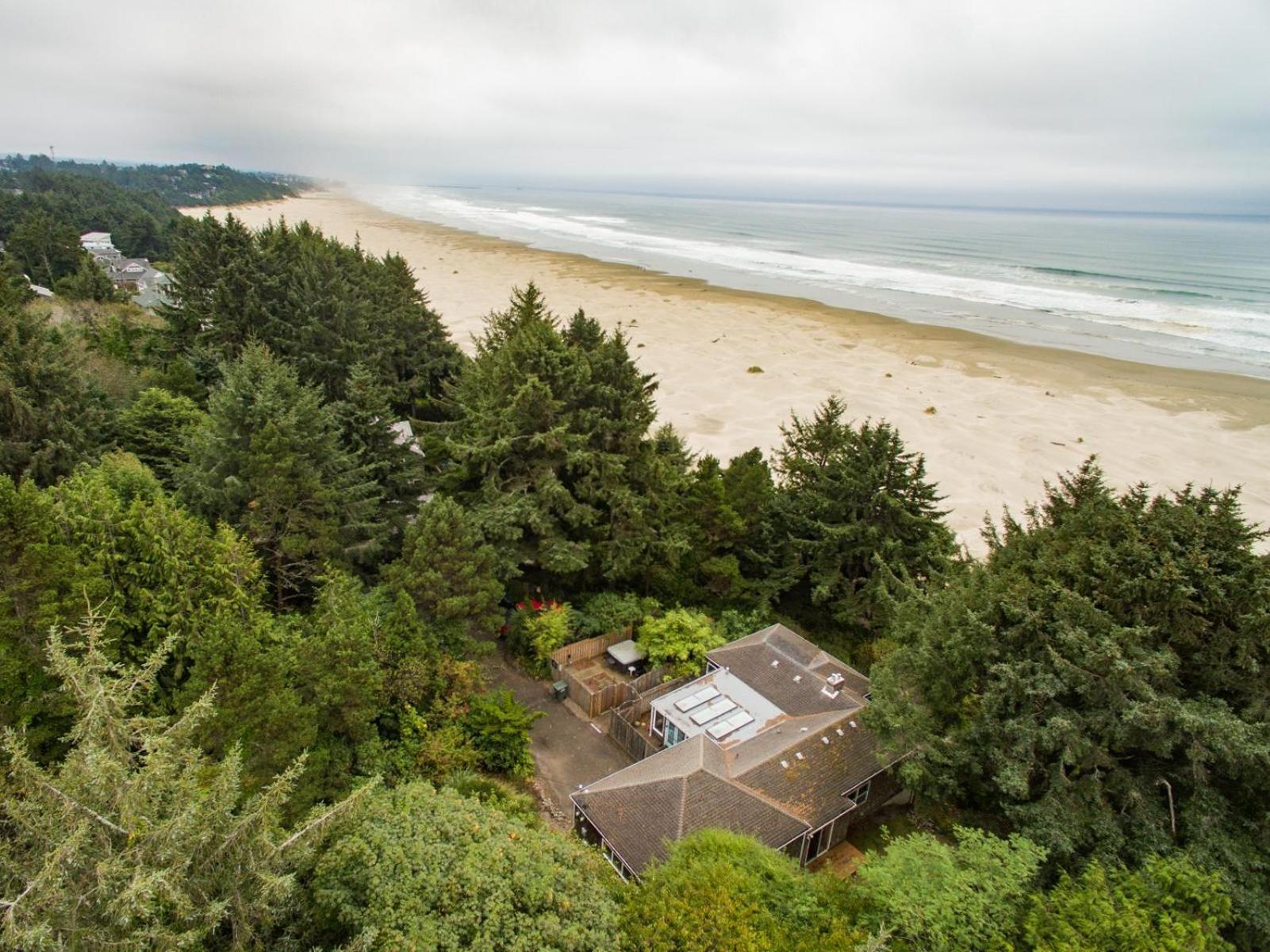 Agate Beach Oceanfront Villa Newport Buitenkant foto